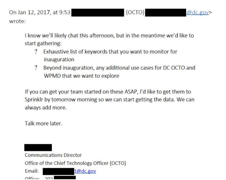 DC Metropolitan Police Department email