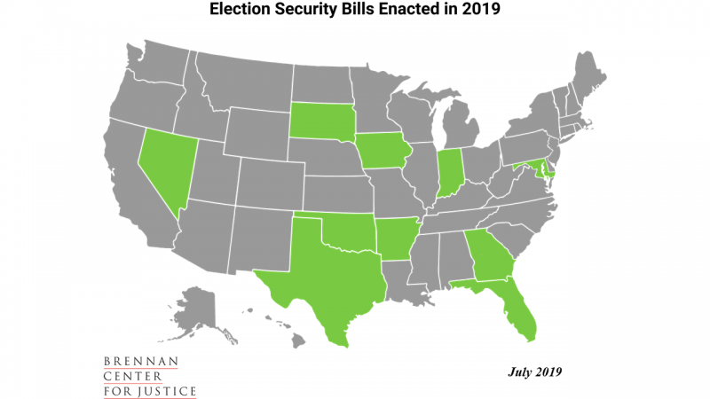 Election Security Bills Enacted in 2019