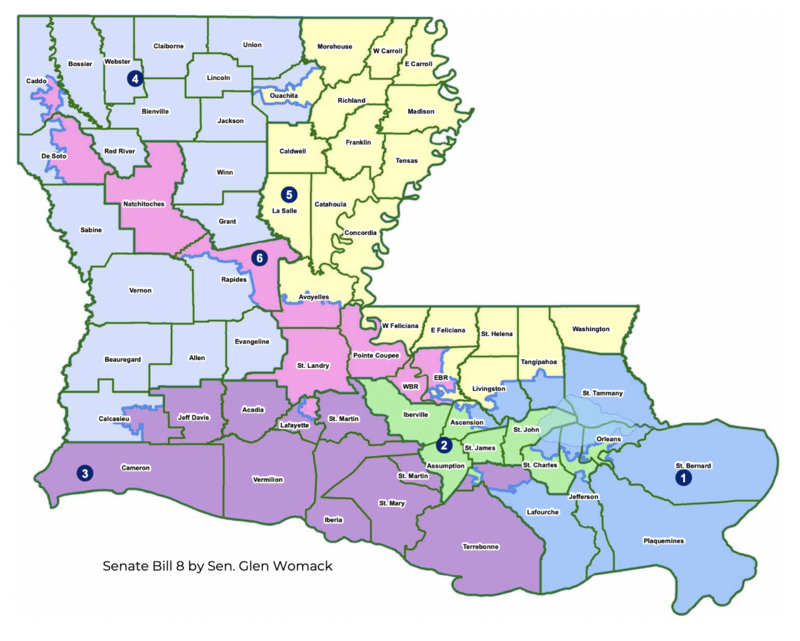 Louisiana Districts 