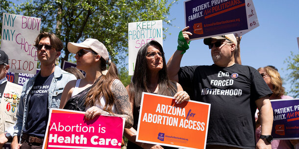 Arizona for Abortion Access supporters