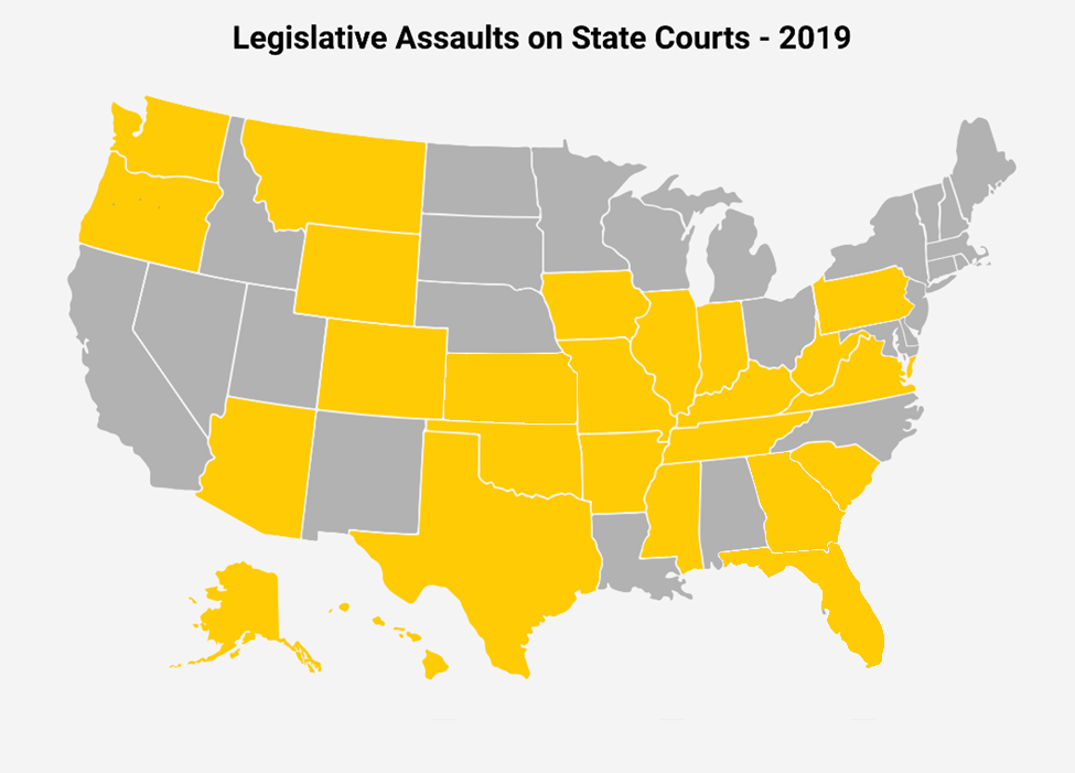 Legislative Assaults on State Courts - 2019