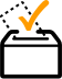 Online absentee voting icon