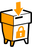 Ballot drop box icon