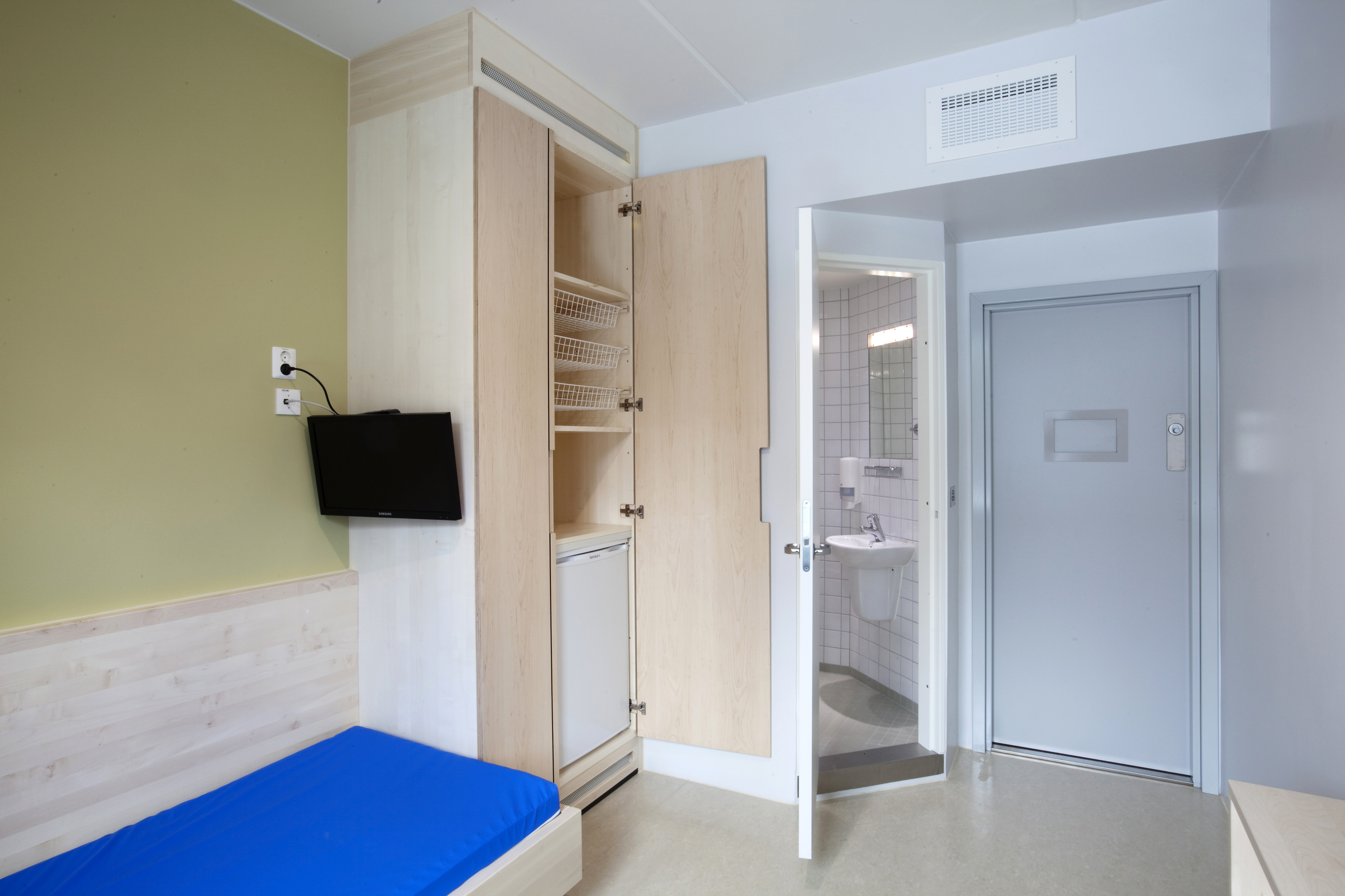 Inside of a cell at Halden Prison