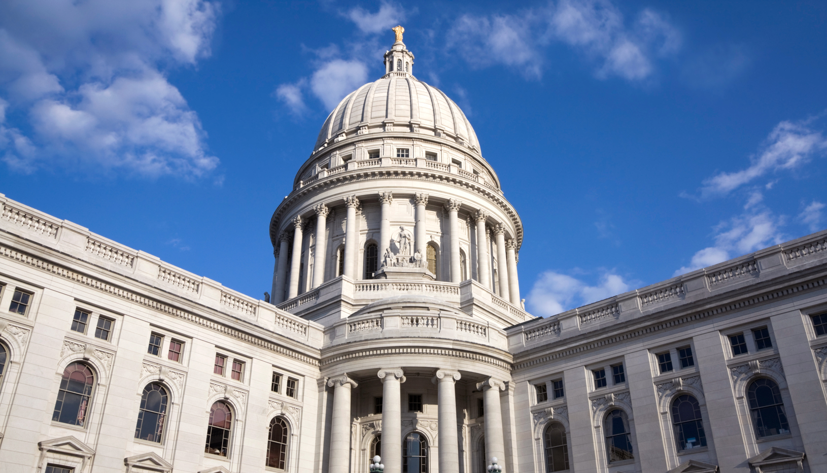 Wisconsin state capitol building, which houses the state's supreme court