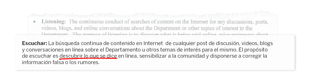 Imagen del "Social Media User Guide" del 2015 de la policía de Los Ángeles