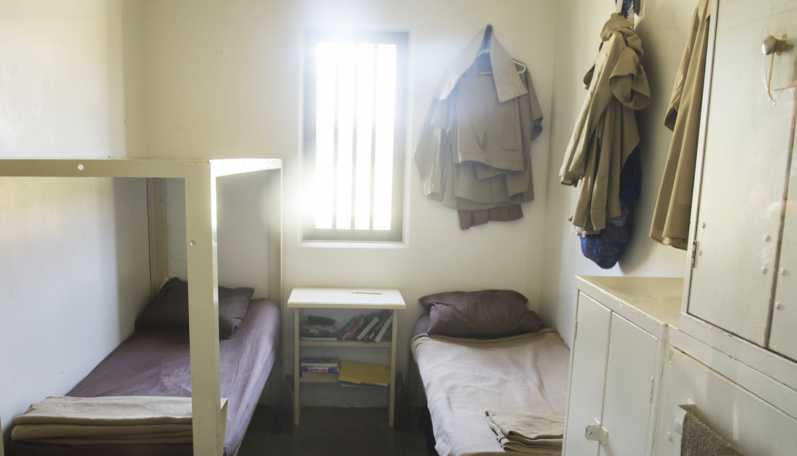 Inside of prison cell