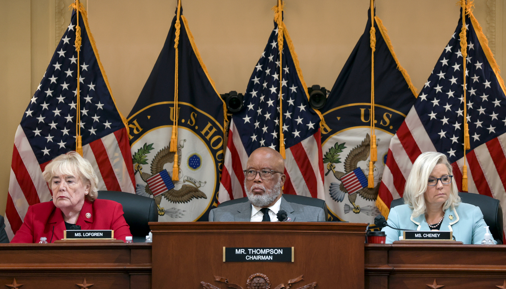 Reps. Zoe Lofgren, Bennie Thompson, and Liz Cheney lead the January 6 committee.