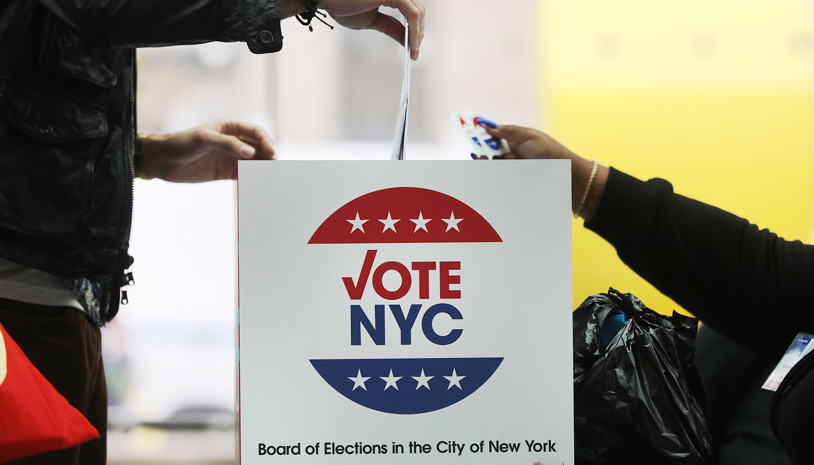 A ballot box