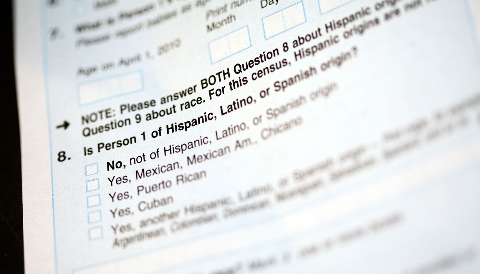 Census form 