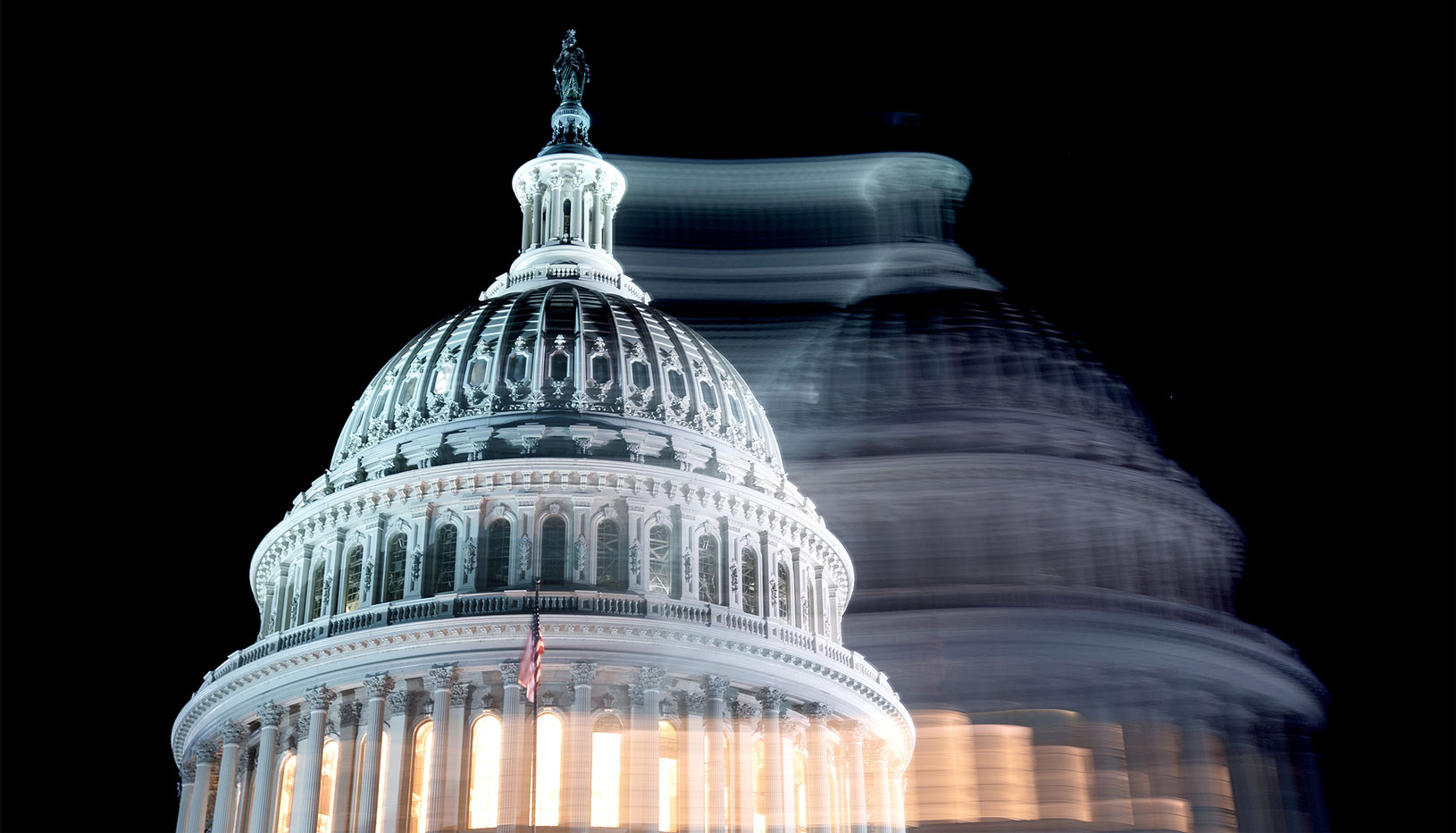 Top half of the Capitol building