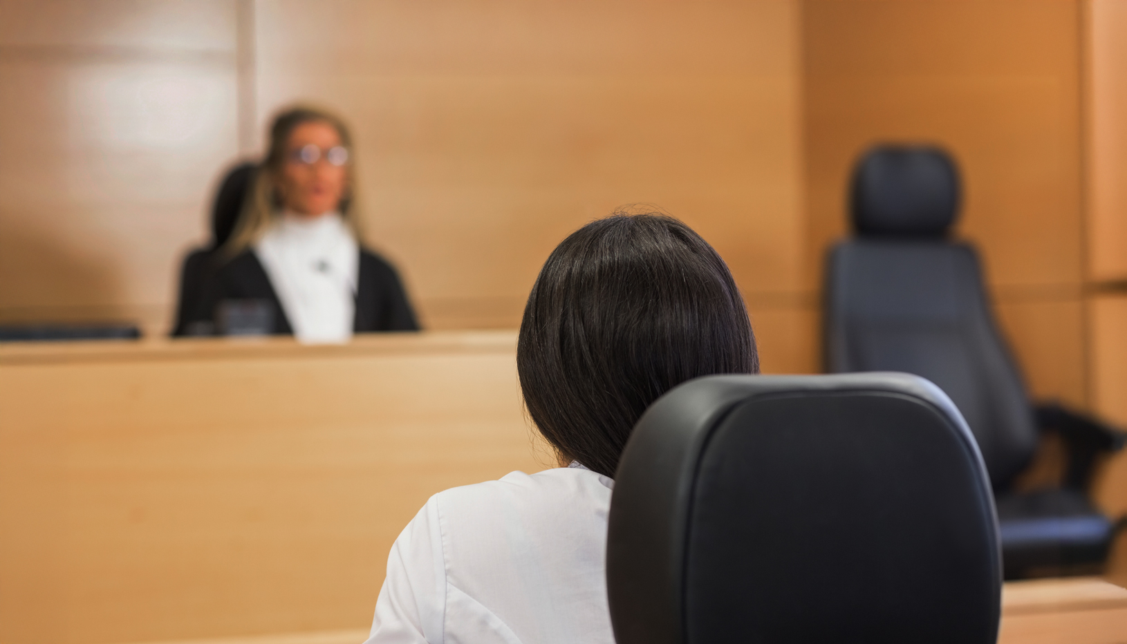 Attorney and judge in immigration court