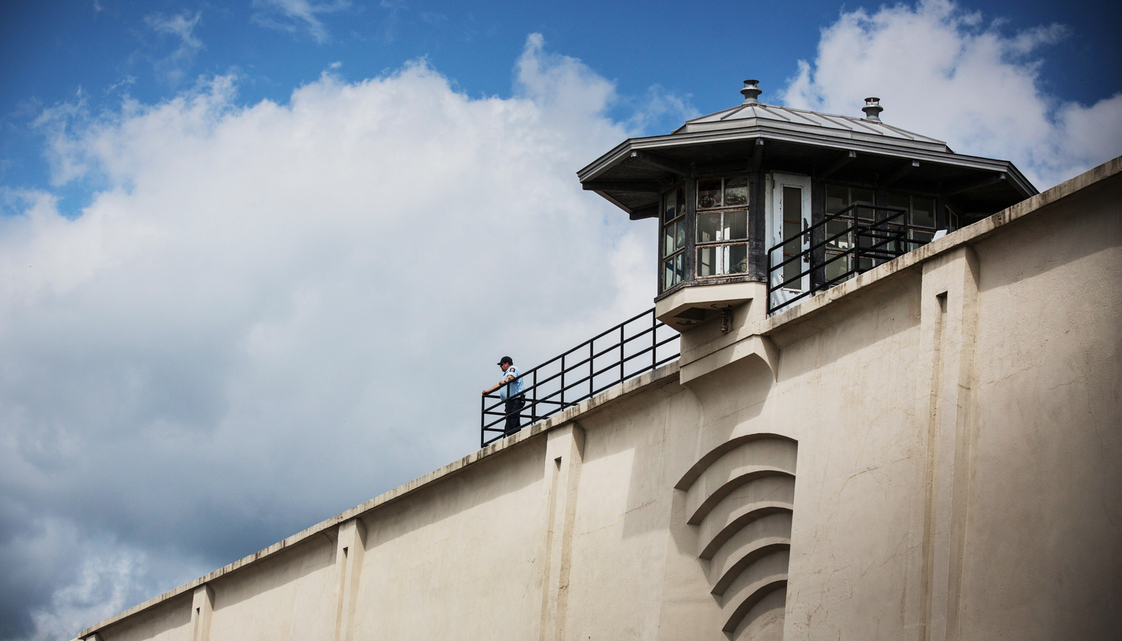 Guard stand at correctional facility