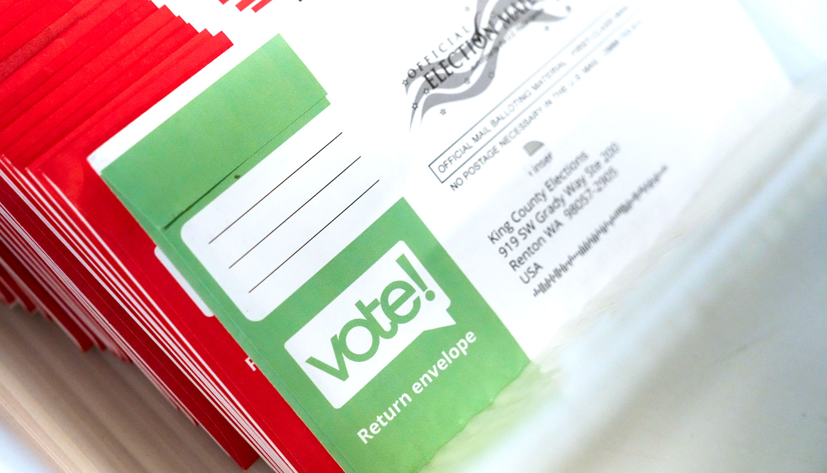 Mail Voting Envelope