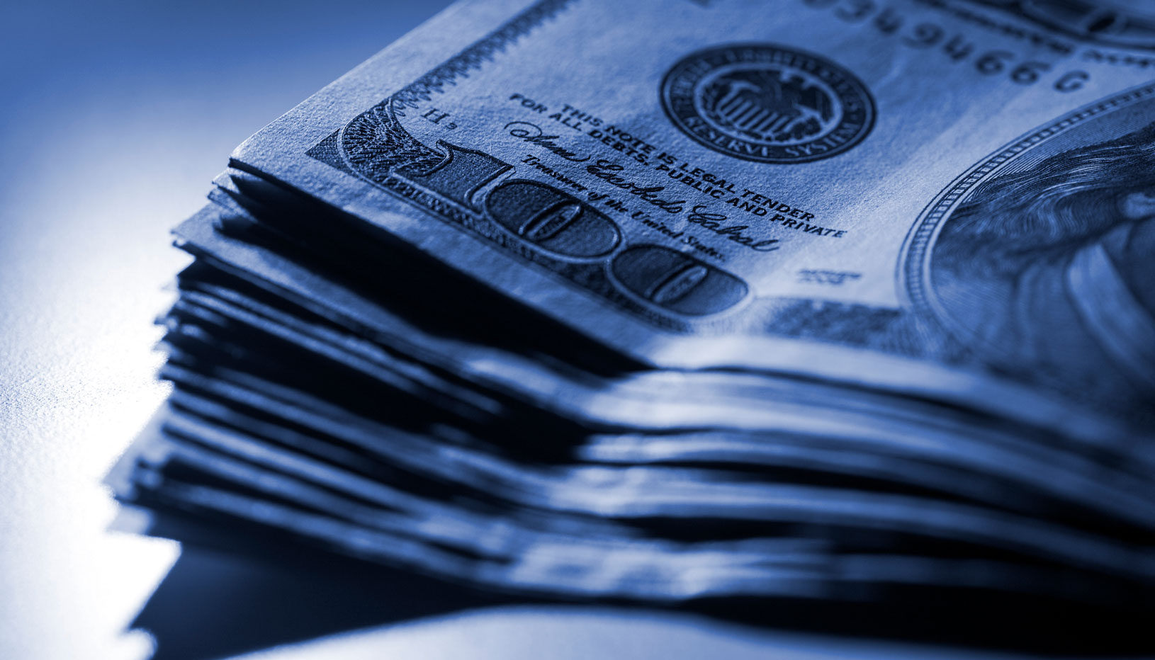 Stack of U.S. dollars