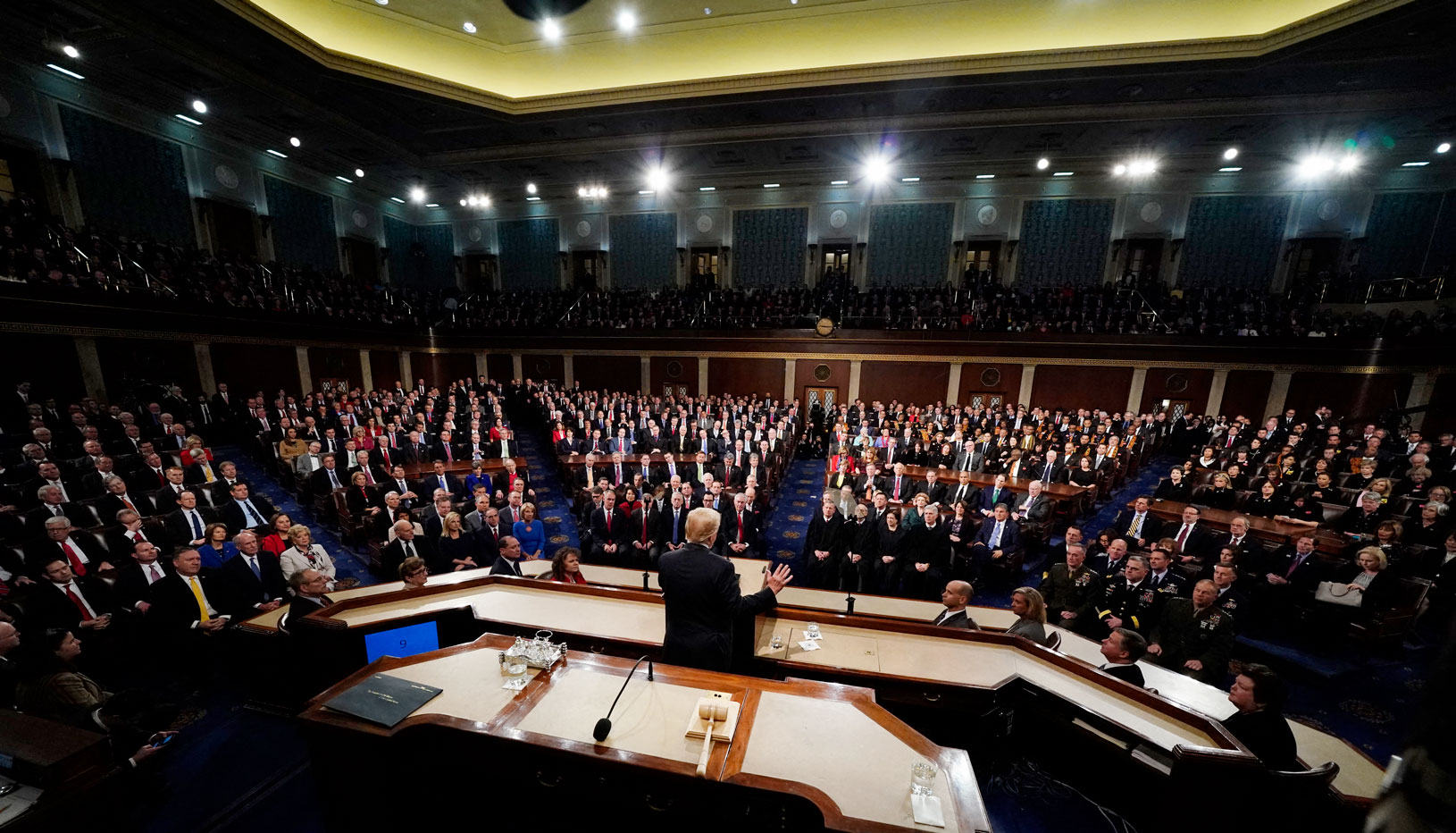 Trump delivering State of the Union