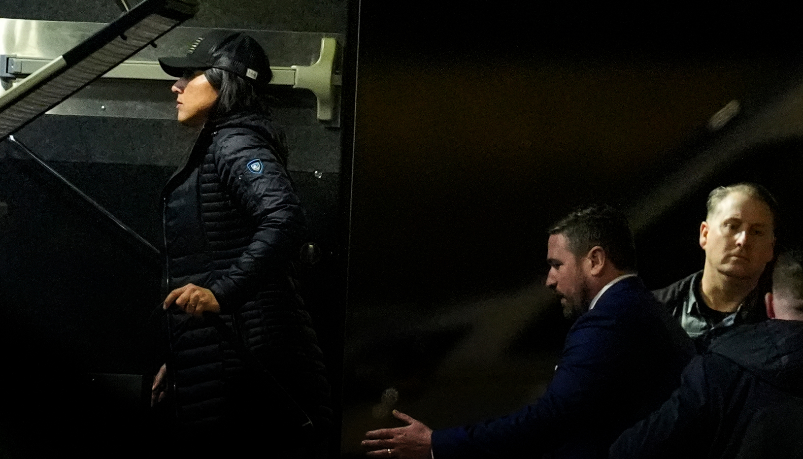 Director of National Intelligence Tulsi Gabbard at the FBI raid of Fulton County, Georgia, election facilities