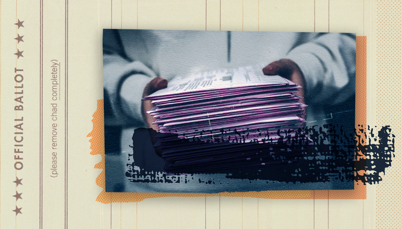 Collage of election ballots