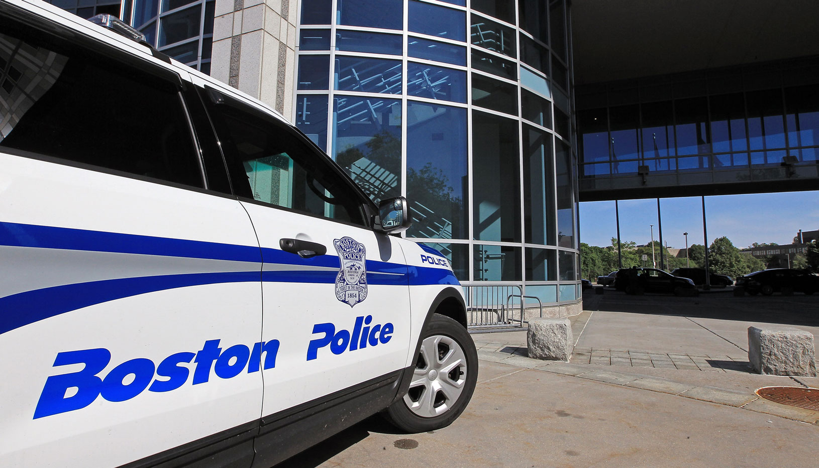 Boston Police car