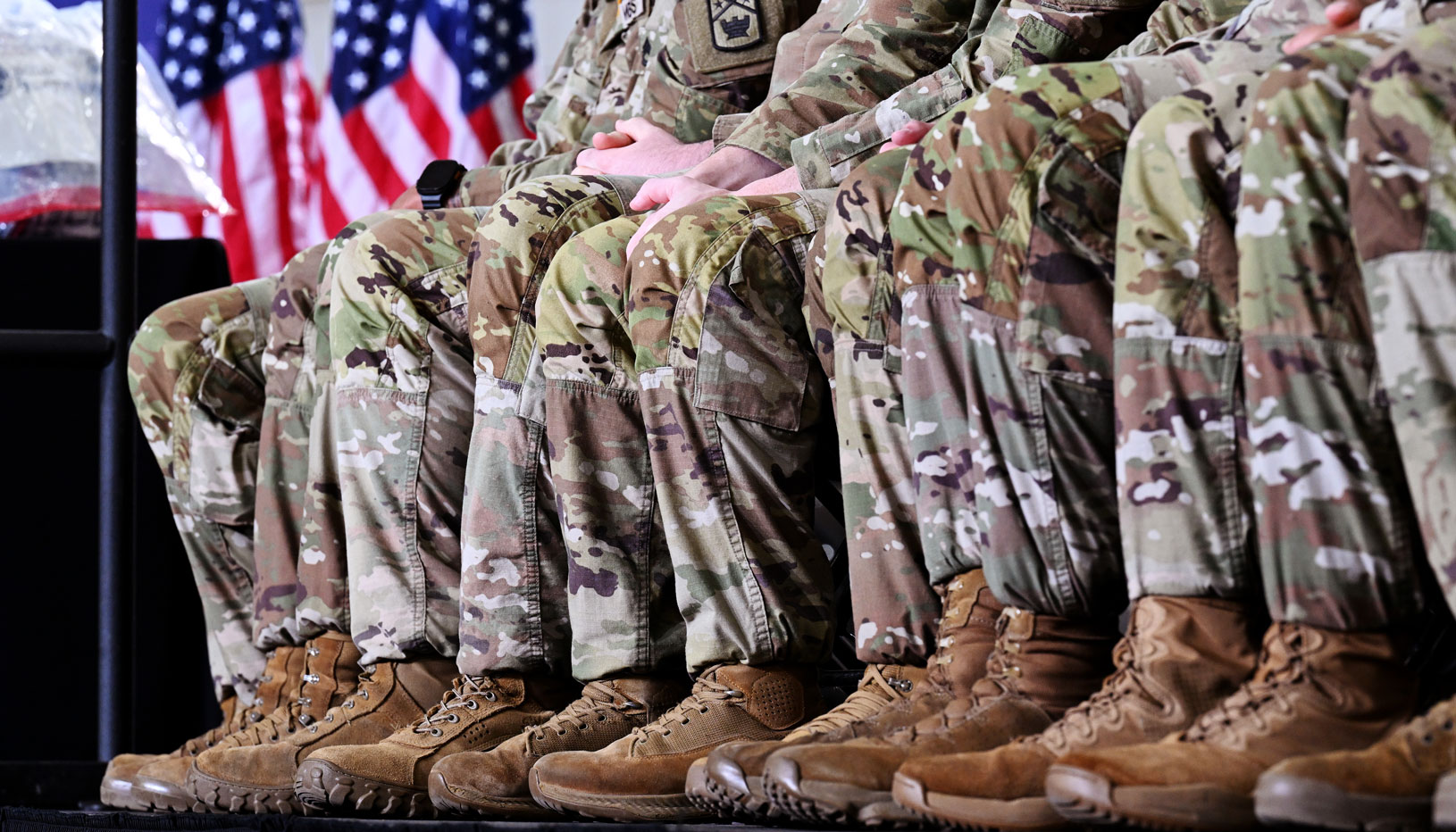 Soldiers in the U.S. Army National Guard 