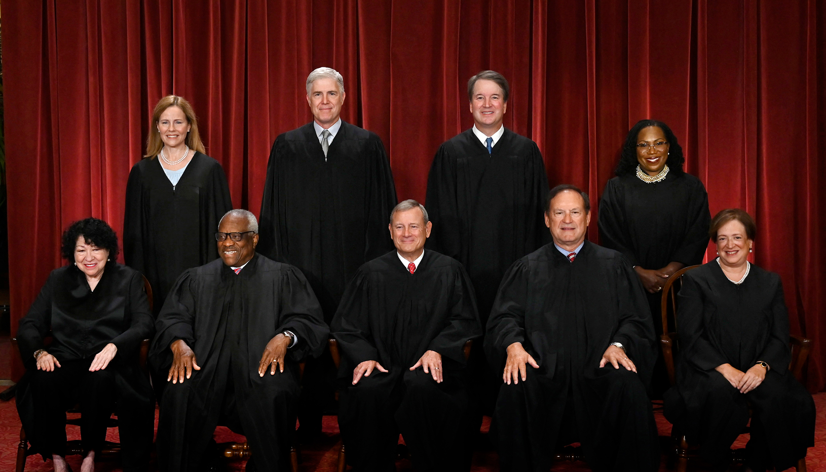 Sitting Supreme Court Justices as of July 6 2026