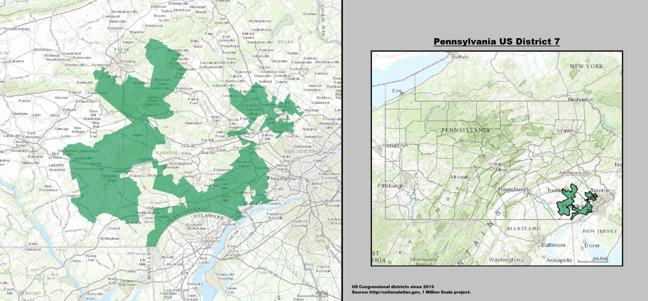  Pennsylvania's 7th congressional district - since January 3, 2013.