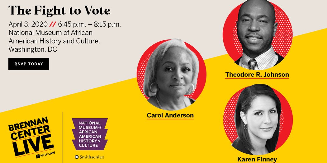 The Fight to Vote (EVENT POSTPONED) | Brennan Center for Justice