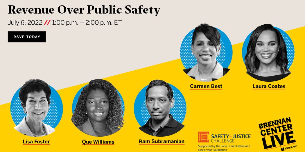 Revenue Over Public Safety | Brennan Center for Justice