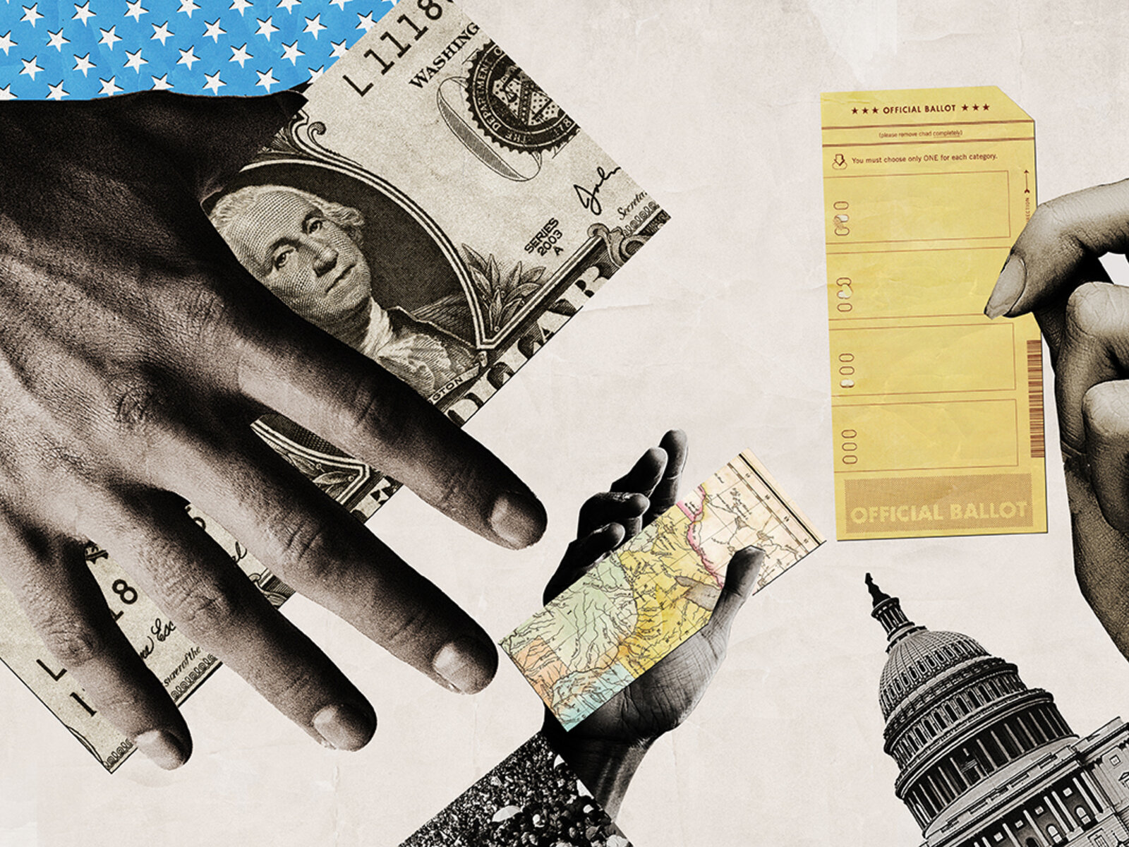 Conceptual art about elections
