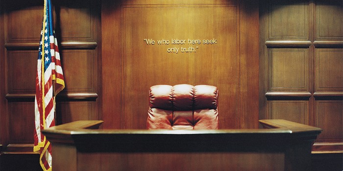 Empty judge's chair Judicial Ethics & Recusal