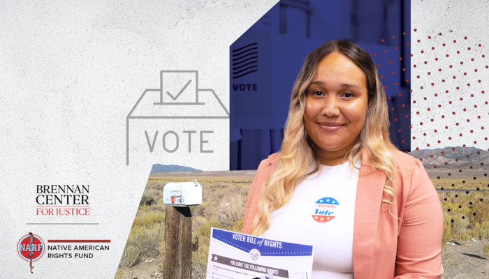 image of person ready to vote