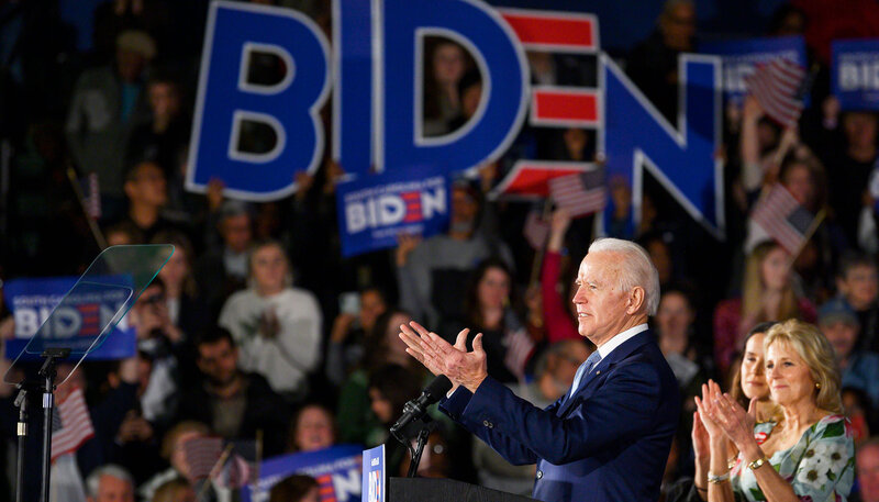 Joe Biden delivers remarks at South Carolina primary night election event
