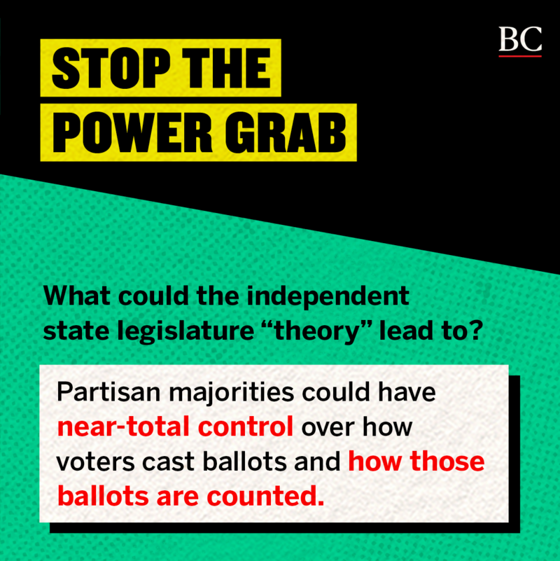 What could the independent state legislature “theory” lead to?