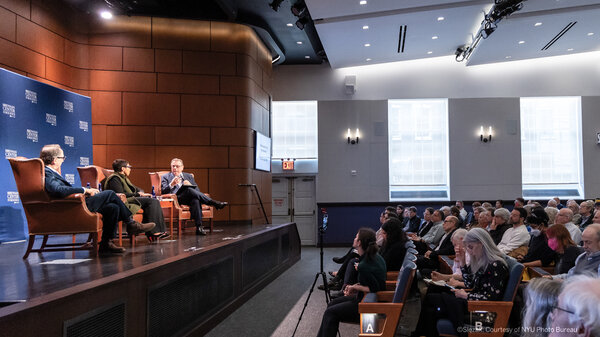 Image of an audience at Brennan Center Live event