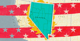 Illustration featuring the state of Nevada