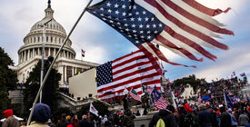 People storming the U.S. Capitol
