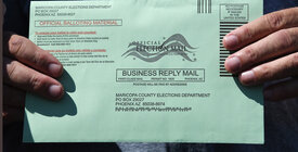 Arizona mail voting ballot