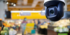 Surveillance camera in store