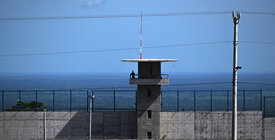 Prison guard watch tower