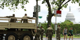 National Guard troops in Washington DC