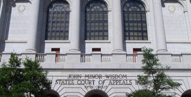 Facade of US Court of Appeals for the Fifth Circuit in New Orleans