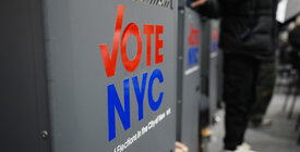 Vote NYC sign
