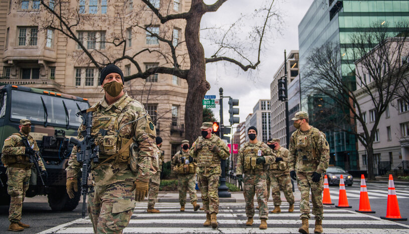 troops