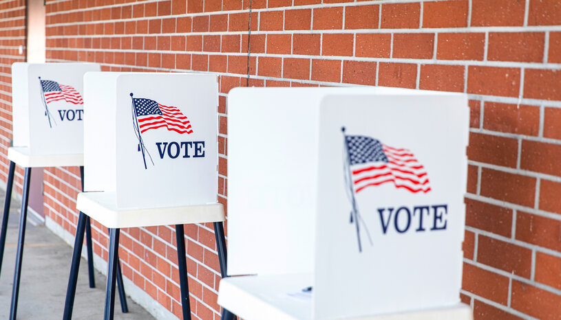 Voting booths