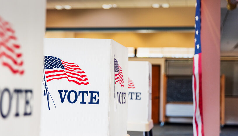 Voting booths