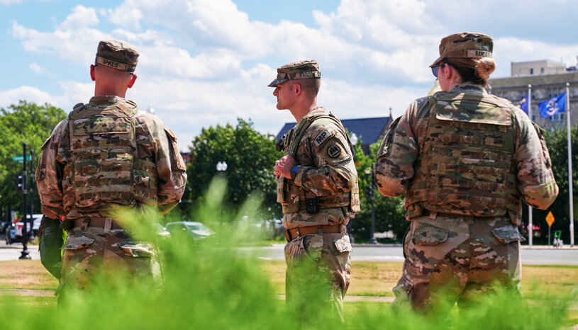 National Guard members