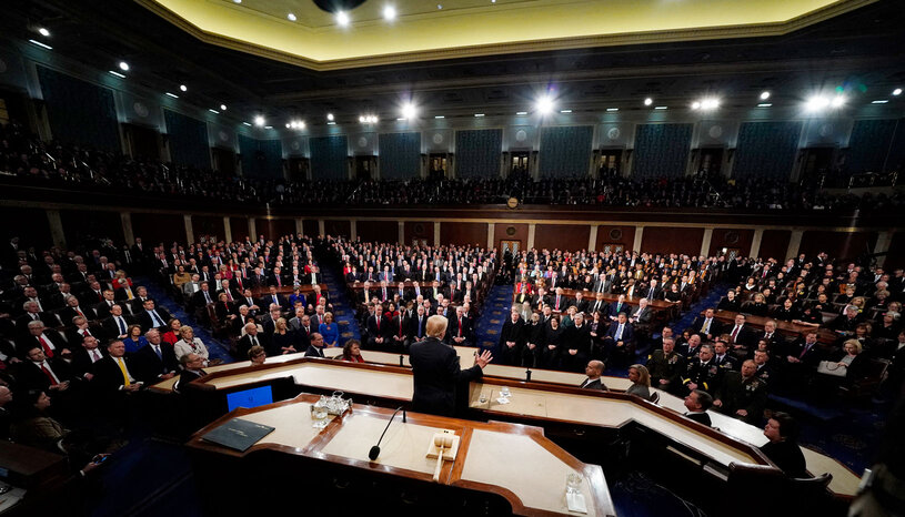 Trump delivering State of the Union