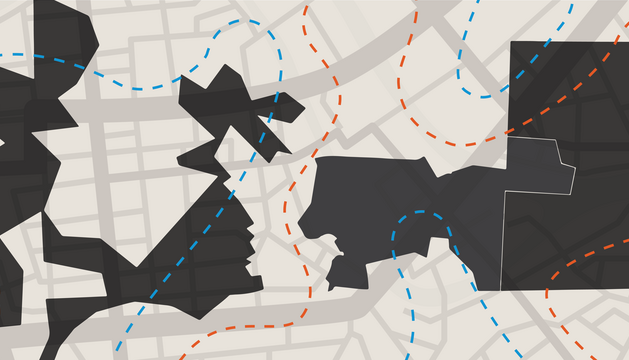 Gerrymandering graphic