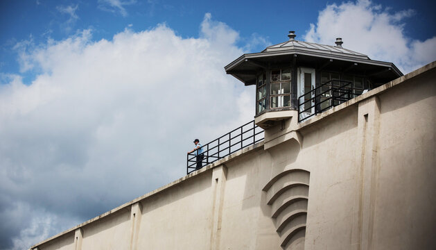 Guard stand at correctional facility