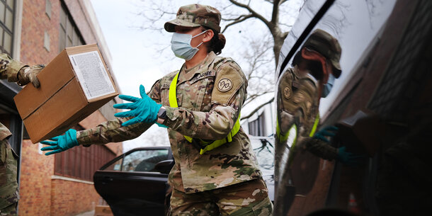 coronavirus testing military